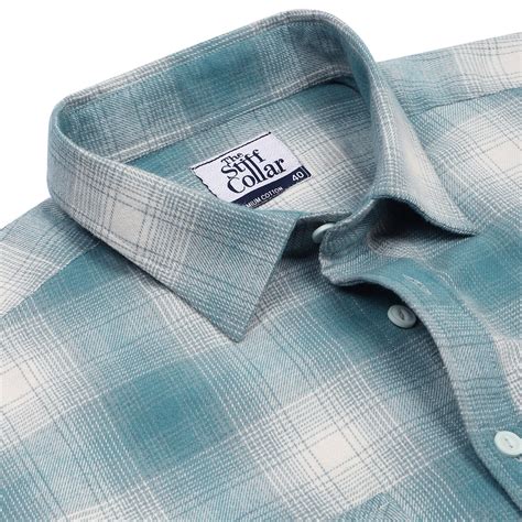 Shamrock Heavy Green Plaid Check Enzyme Washed Shirt – Thestiffcollar.com
