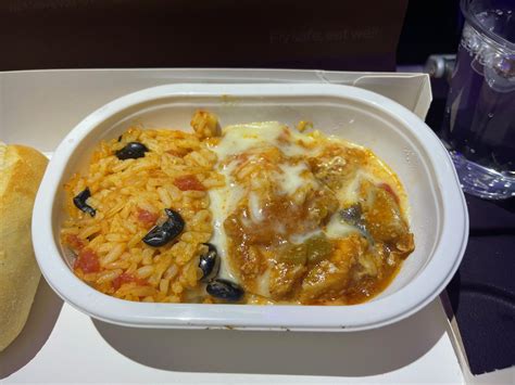 Chicken Fajitas On Virgin Atlantic - Live and Let's Fly