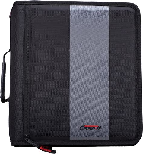 Case-It The Classic Zipper Binder - 2 Inch O-Rings - Multiple Pockets - 800 Sheet Capacity ...