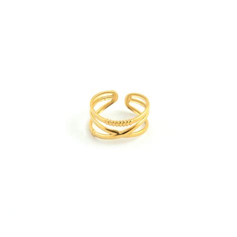 Infinix Adjustable Ring Gold Plated – Nimee Luxe