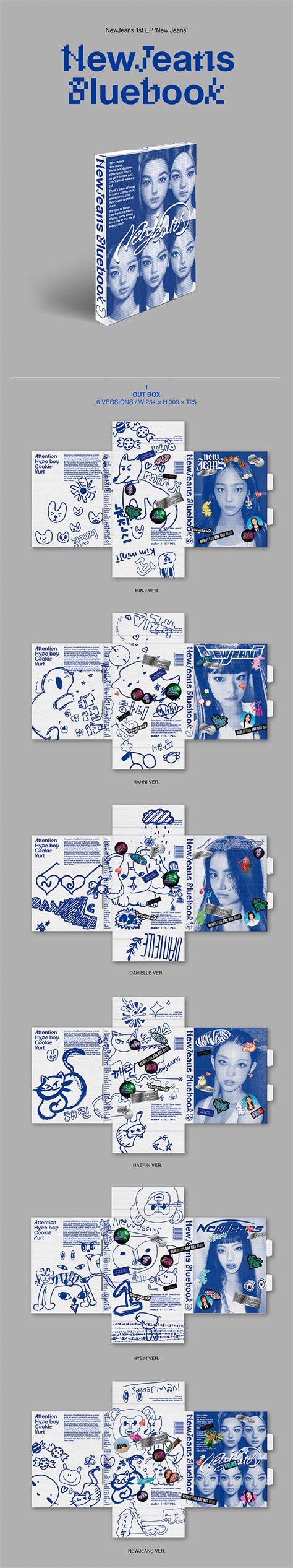 Buy K-pop album NewJeans -[Bluebook ver.] - Maccaron.in