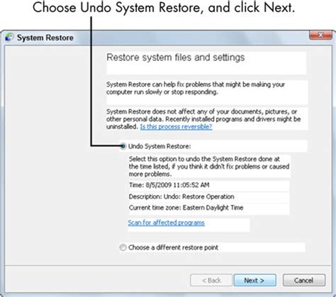 Restore Computer Settings 的图像结果