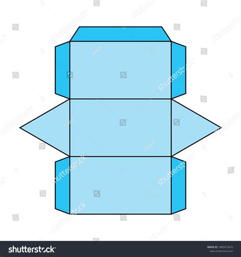 Geometric Nets Triangular Prism Stock Vector (Royalty Free) 1983413816 | Shutterstock