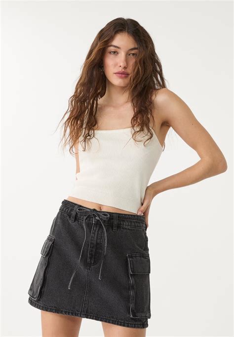Women’s denim skirts | Stradivarius United Kingdom