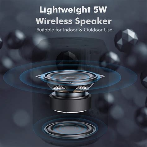 pTron Quinto 5W Wireless Bluetooth 5.0 Speaker with Dynamic Sound, 6Hr ...