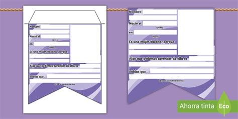 Banderines: Mujeres Bacanas (teacher made) - Twinkl