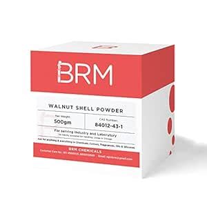 BRM Herbals Walnut Shell Powder - 500 Grams Bulk For Facemask, Scrub ...