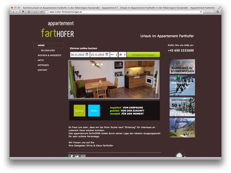 Neuer Kunde: Appartement Farthofer in Schwaz, Tirol