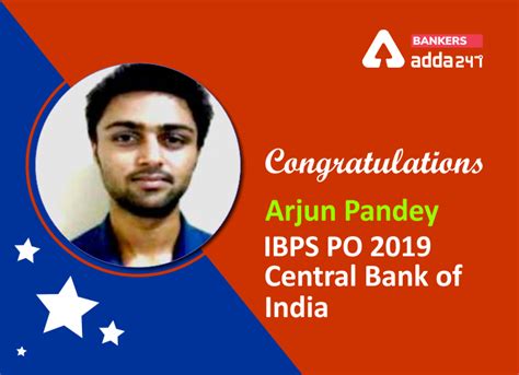 Success Story of Arjun Pandey Selected as IBPS PO in Central Bank of ...