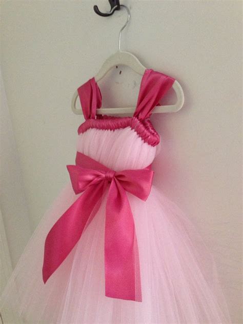 Pink Delight Baby Tutu Dress with a Big Bow FREE SHIPPING