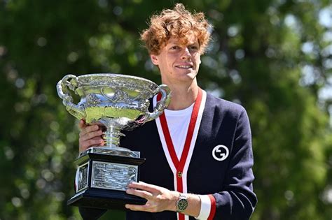 Jannik Sinner Australian open champion photoshoot. : r/tennis