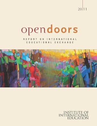 Buy Open Doors 2011: Report on International Educational Exchange Book ...