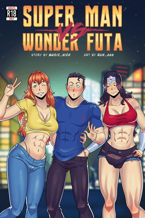 Superman VS Wonder futa - by Run_666 (DC character ) (full comic : r ...
