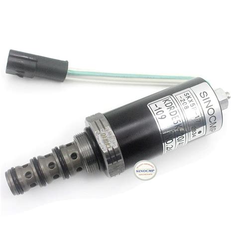 SINOCMP KDRDE5K-20/40C07-109 Hydraulic Pump Solenoid Valve - Excavator ...