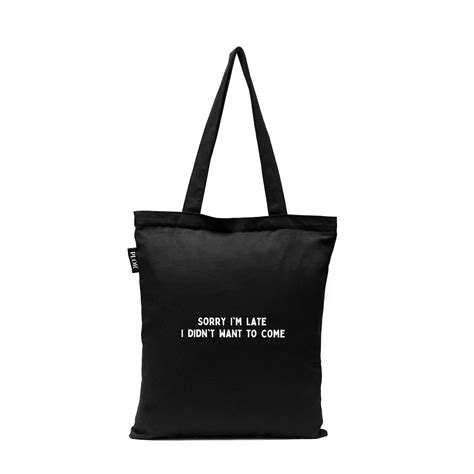Basic Black Zipper Tote Bag 02 – PLOR
