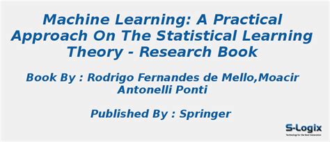 Good Research Books in A Practical Statistical Learning Theory | S-Logix