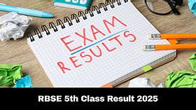 Rajasthan Board Result 2025: Check RBSE Class 5th Overall Pass ...