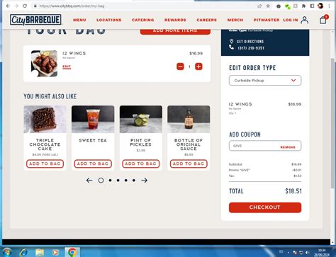 City BBQ Promo Codes - 20% Off | September 2024