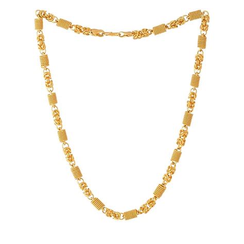 VOYLLA Designer Gold Plated Link Chain for Men : Amazon.in: Jewellery