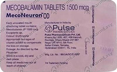Meconeuron OD Tablet: Uses, Side-effects, Price, Dosage & More Info ...