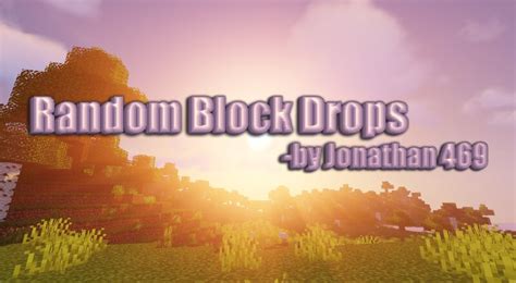 Image result for Random Block Drops Plugin