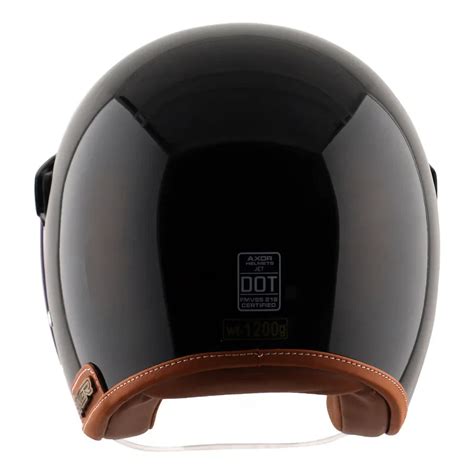 AXOR RETRO JET HELMET (Gloss Black)