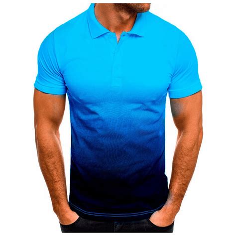 HCNTES Men’s Athletic Short Sleeve Polo Shirts Casual Moisture Wicking ...