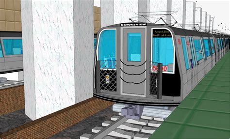 Metro Train Station SketchUp 3D Model .skp File Download - SketchupBox