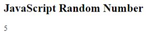 Image result for JavaScript Random Number