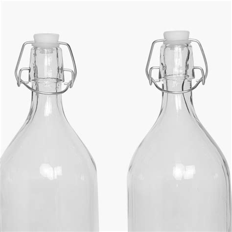 Buy Peroni Glass Bottle Set - 4pcs- 1L from Home Centre at just INR 299.0