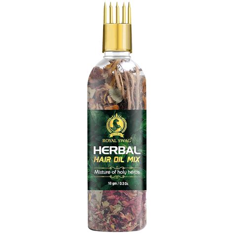 Buy Royal Swag Herbal Jadibuti Mix Bottle For Hair Oil Infusion 10 gram ...