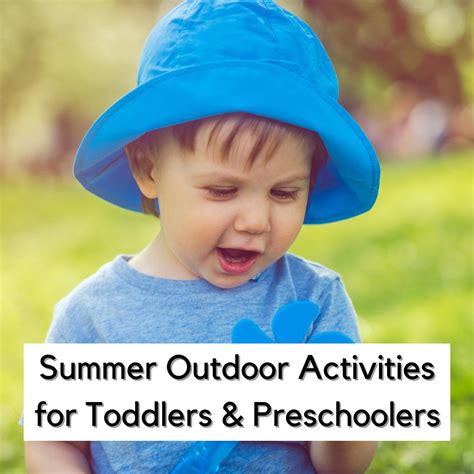 Summer Outdoor Activities for Toddlers - Rainy Day Mum