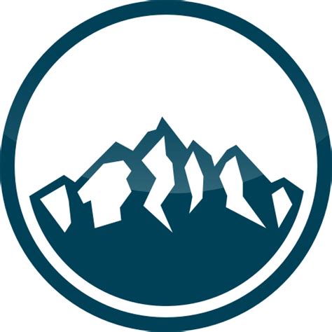 山顶峰的标志——符号标志模板Mountains Peak Logo - Symbols Logo Templates应用程序、建筑业务,很棒的 ...