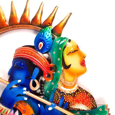 Buy Radha Krishna LED Wall Hanging 28 Inch Online| Best Prices