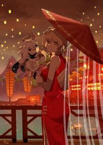 Genshin Impact Lumine Genshin Impact Paimon Hd Matte Finish Poster ...