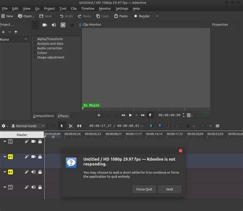 Kdenlive Not Start 的图像结果