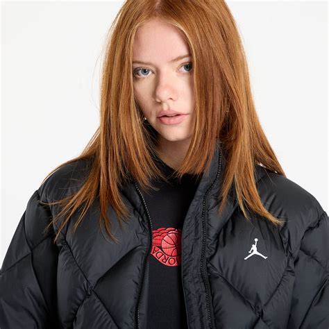 Puffer jackets Jordan Brooklyn Women's Quilted Puffer Jacket Black ...