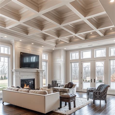 15 Stunning Coffered Ceiling Ideas That Enhance Style of Your Home