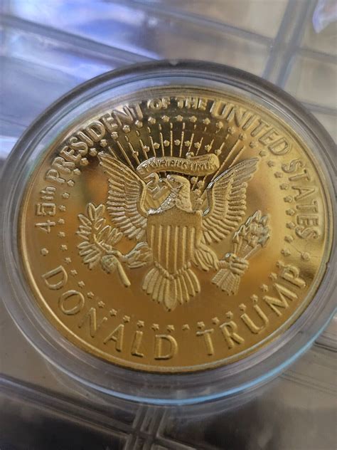 Rare 2024 US Donald Trump Coin President Gold Eagle Take America Back ...