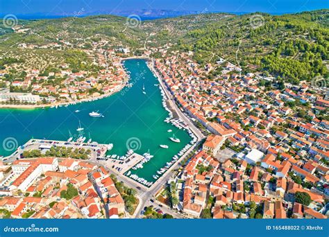 Vela Luka: Town Of Vela Luka On Korcula Island Church And Old Stone ...