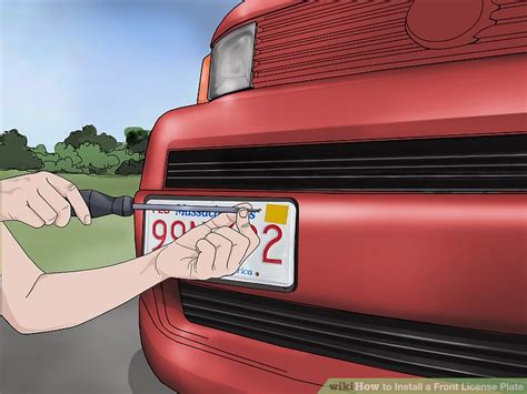 Image result for How to Install Front License Plate Bracket