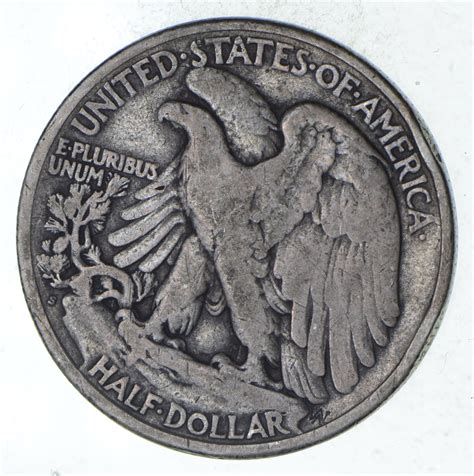 1919-S Walking Liberty Silver Half Dollar - Circulated | Property Room