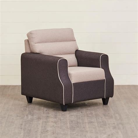 Buy Willow Fabric 1-Seater Sofa - Beige from Home Centre at just INR ...