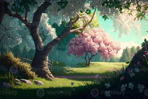Image result for Colorful Spring Landscape