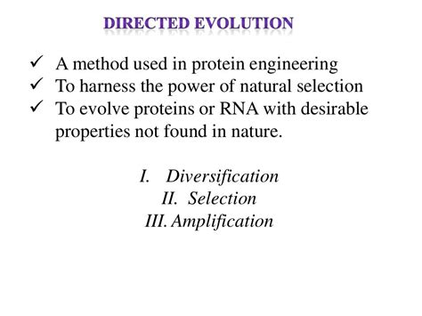 Image result for Directed Evolution Lecture
