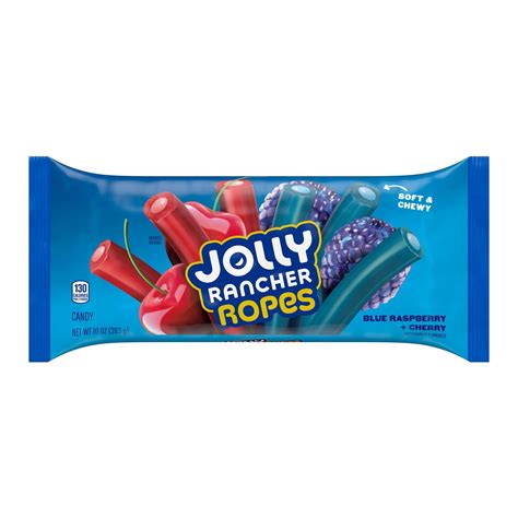 Jolly Rancher Blue Raspberry and Cherry Flavored Chewy Candy, 10 oz Bag ...