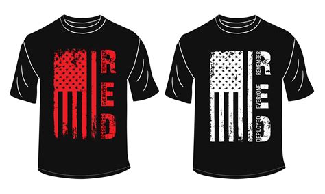 Red Friday T Shirt Design 13820047 Vector Art at Vecteezy