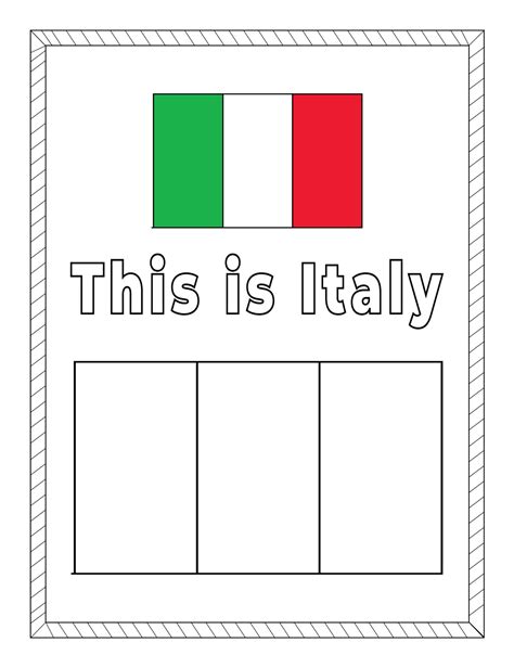 Italian Flag Coloring Page Italy Flag Coloring Crayola Italian Color ...