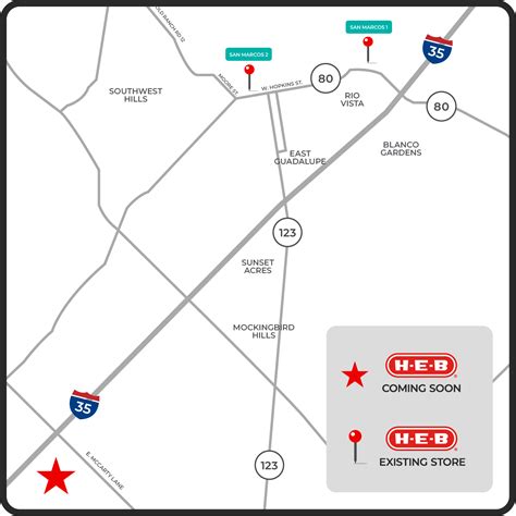 H-E-B announces plans for third store in San Marcos - H-E-B Newsroom