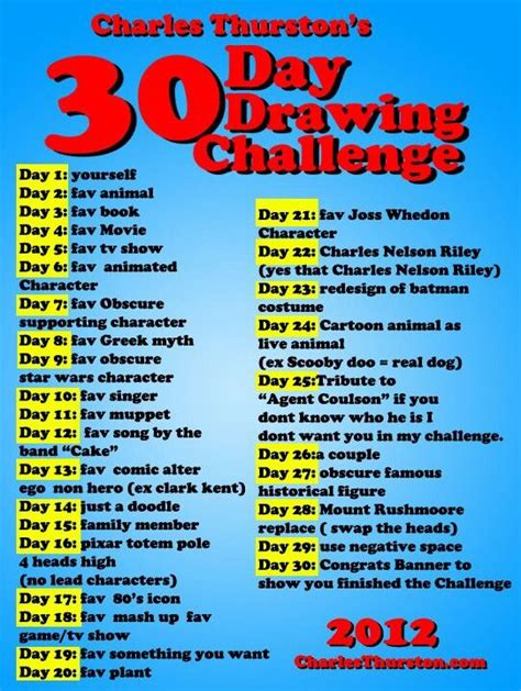 Drawing Challenges 的图像结果